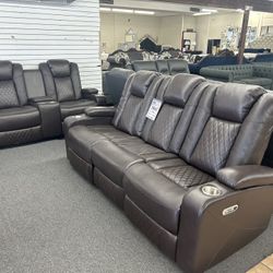Electric Sofa & Loveseat Recliner Set! Inventory Sale!