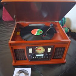 Vintage Victrola Aviator Signature 8-in-1 Record Player 