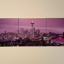 Canvas Photo Print - Seattle Skyline