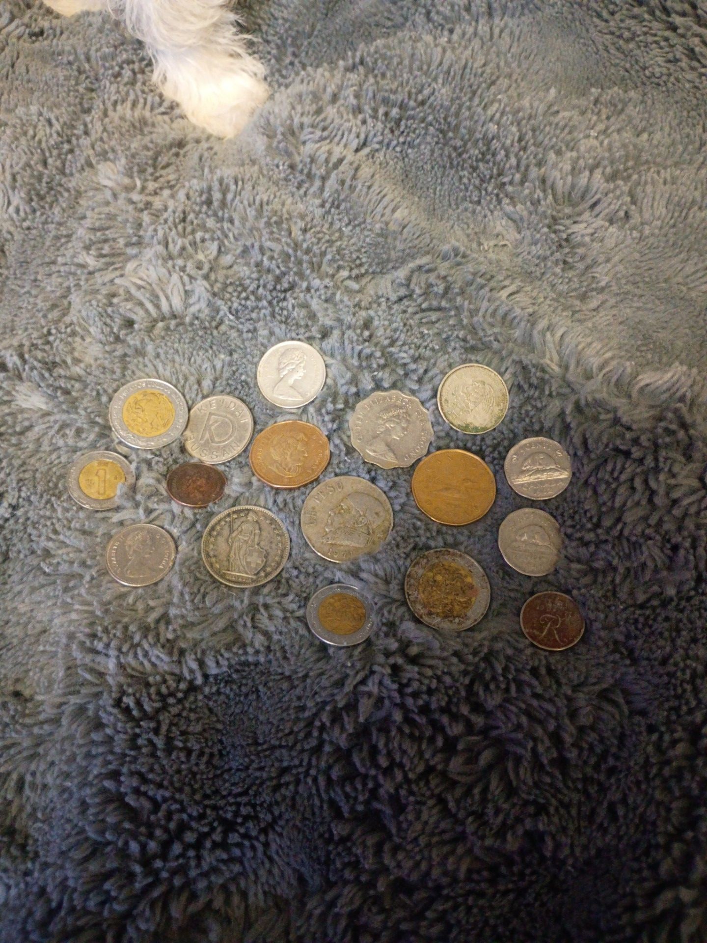 Coins different countrys