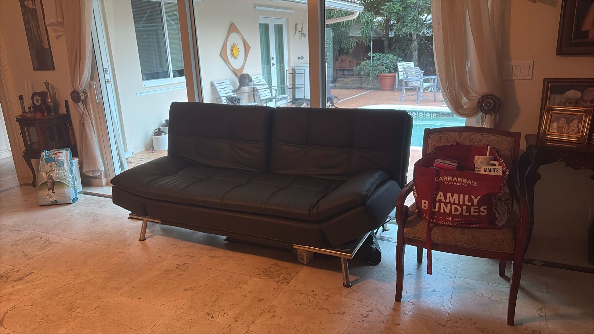 Brand New Leather Futon