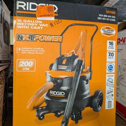 Ridgid 16 Gallon Wet/Dry Vac