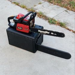 Homelite 18" Gas Chainsaw With Box $100