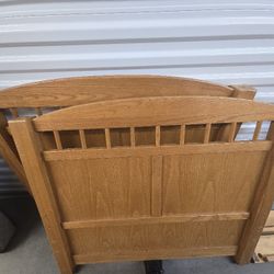 Twin Frame, Head &Foot Board, Solid Wood