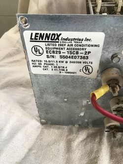 LENNOX heat pack