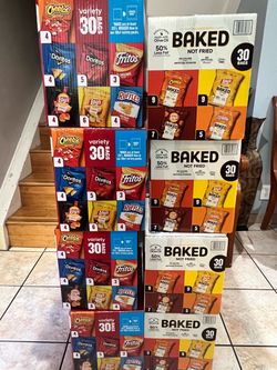 Chip  variety bags $100 or $15 each case-  4 each flavor