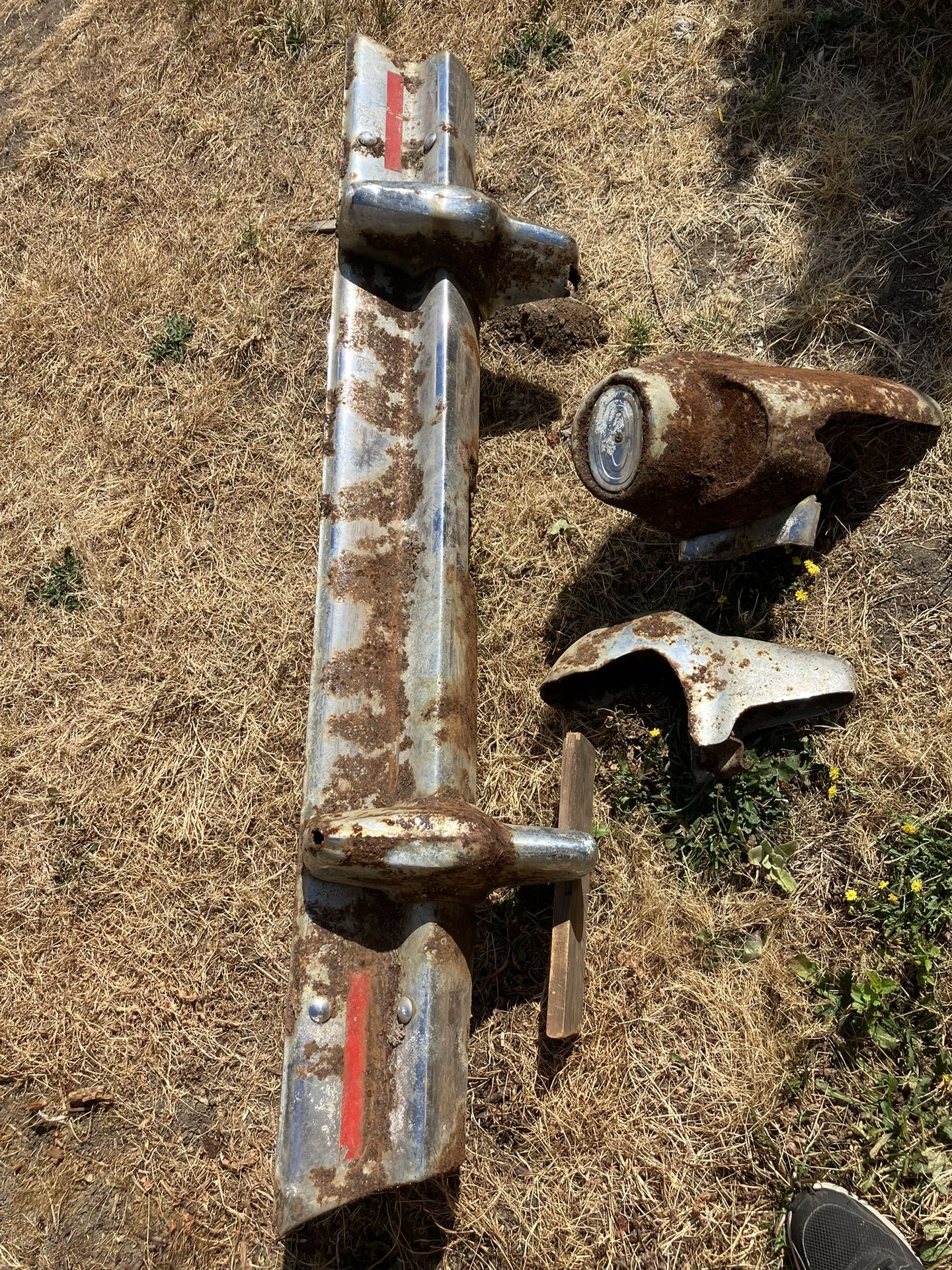 1957 Free Rear Chevy Bumper Parts 