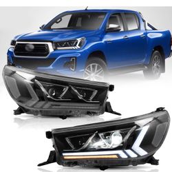 VLAND LED Headlights For 2015-2020 Toyota Hilux Front Lights