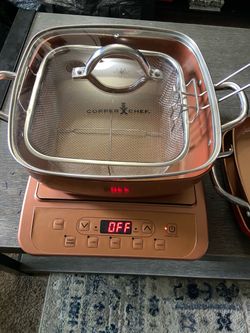 Copper chef cooktop set, electric burner