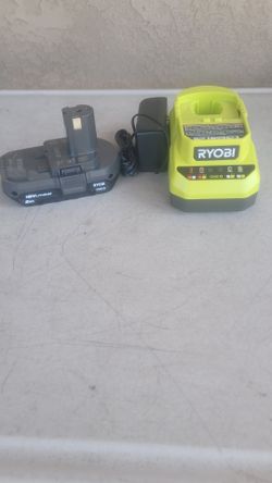 Ryobi 18V 2.0 Ah Battery W/Charger!!!