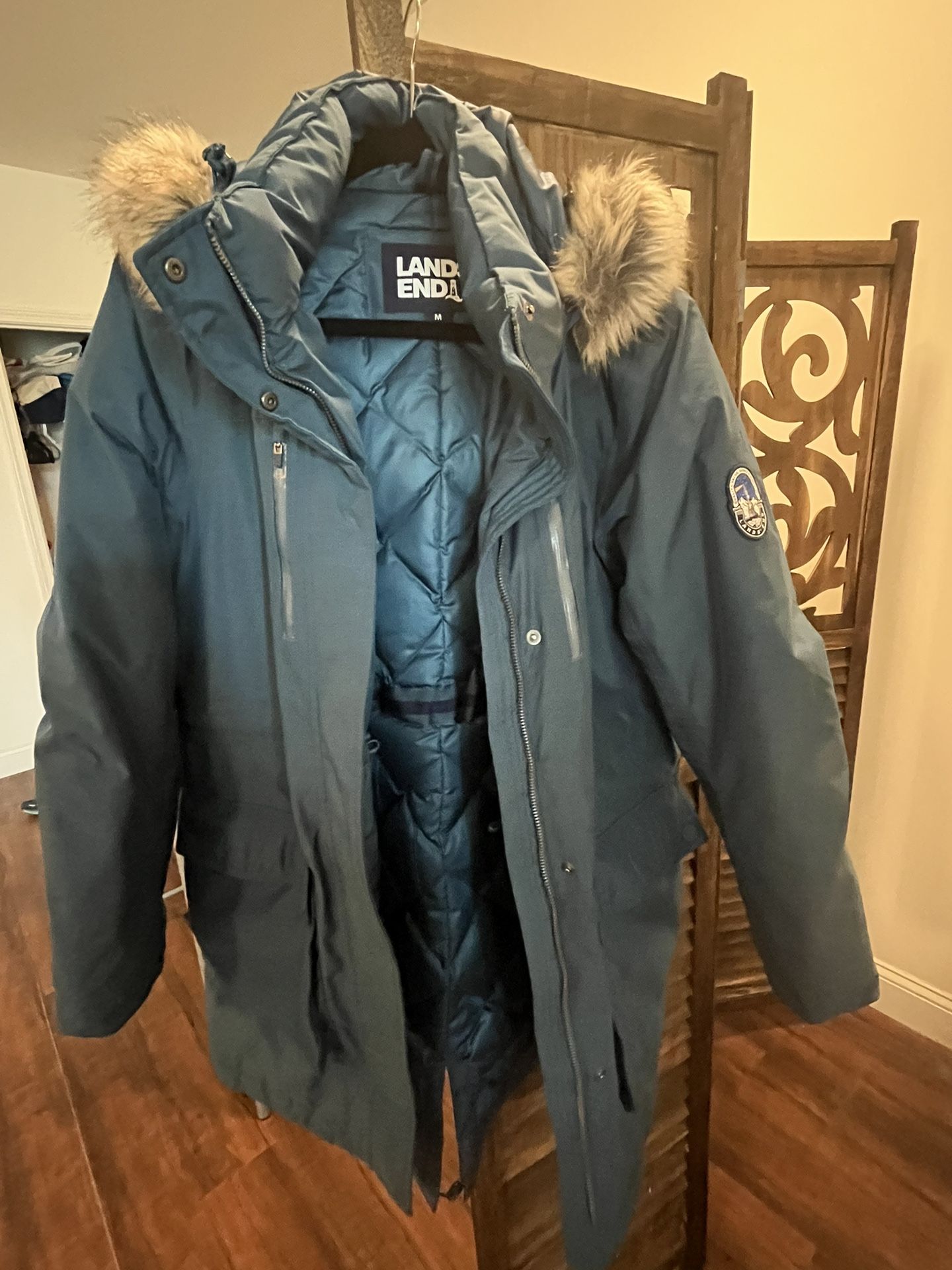Waterproof Down Winter Parka with Faux Fur Hood
