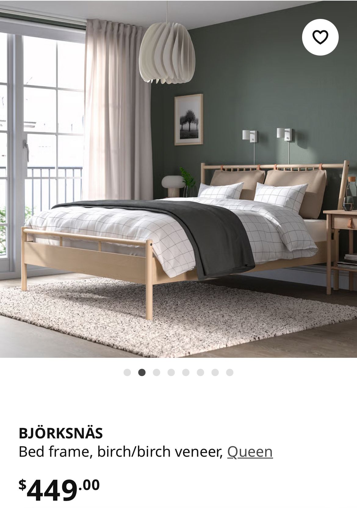 IKEA Matching Bed frame And Shelf
