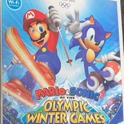 Nintendo Wii Mario & Sonic At The Olympics Game 