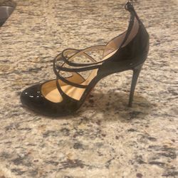 Louboutin Soustelissimo 100 Patent  Black