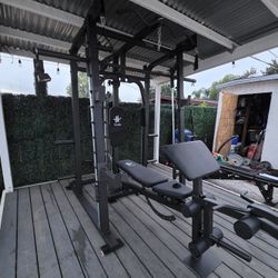 Smith Machine 2001 | Multi-Use Adj Bench | Gym Equipment | Fitness | Squat Rack | Excercise |🔴WEIGHTS AND BARBELL SOLD SEPARATELY 🔴 FREE DELIVERY 🚚