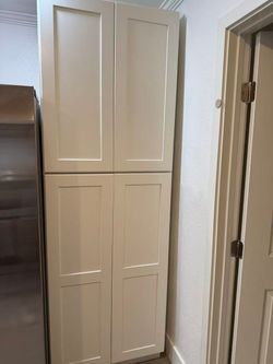Solid Wood Pantry Cabinet (36W*84H*24D)