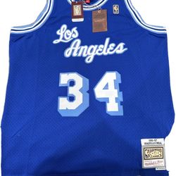Mitchell and Ness Shaq Los Angeles Lakers Jersey New
