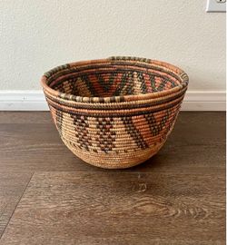Handwoven Multicolor Decorative Woven Basket