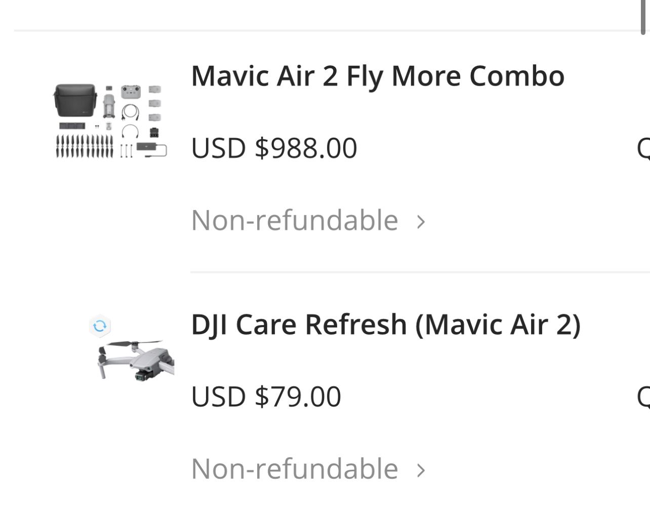 DJI Mavic Air 2 drone
