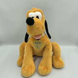 Walt Disney World 50th Anniversary Pluto Plush Collectable Stuffed Animal 12" 