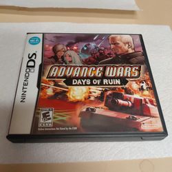 NO GAME! Advance Wars Days Of Ruin Nintendo DS Case 