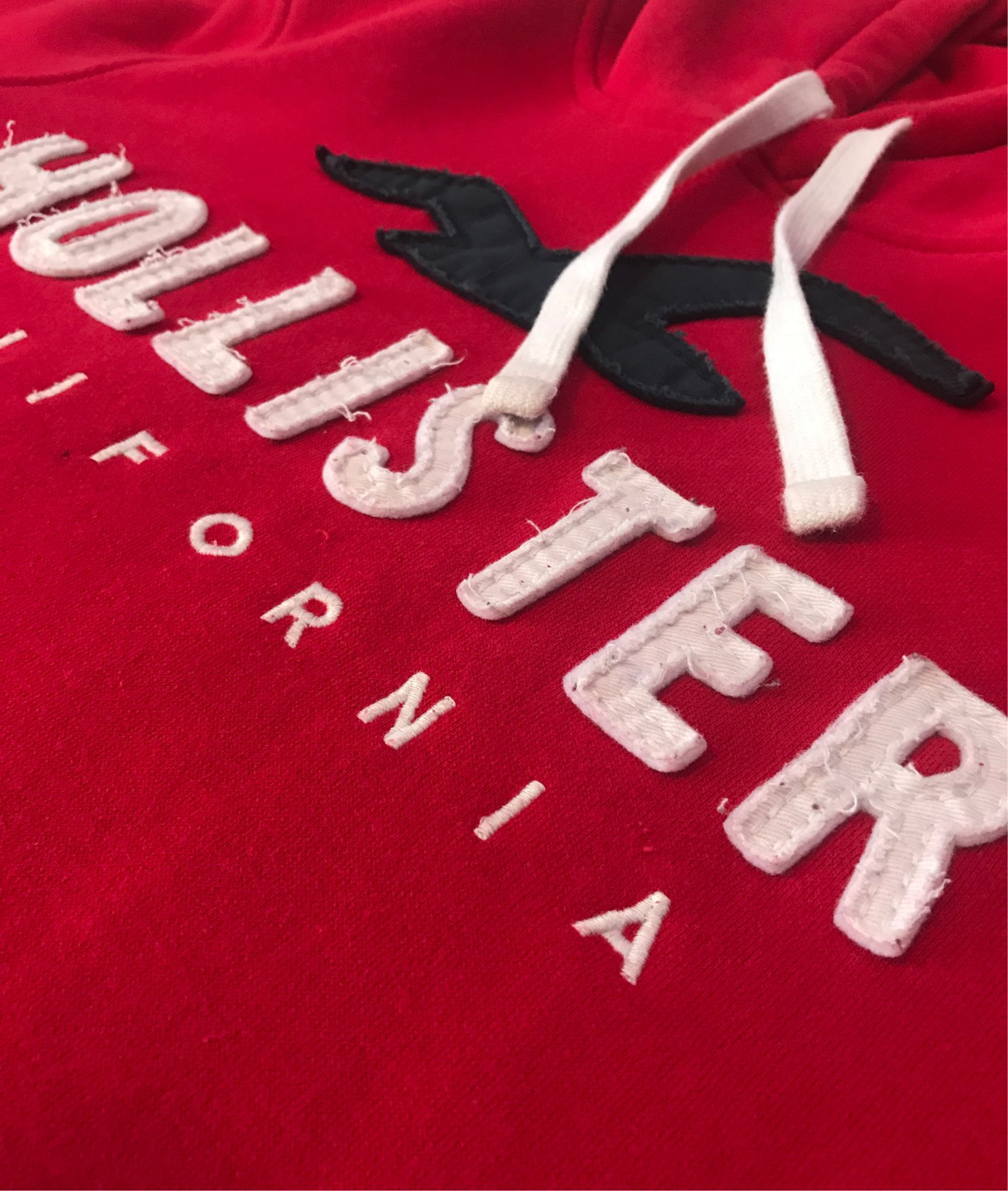 Red Hollister hoodie