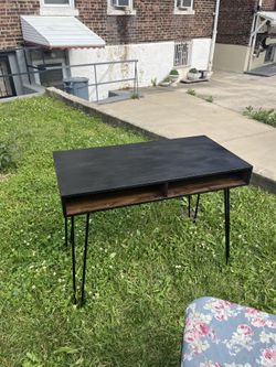 MCM style desk black