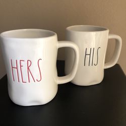 Rae Dunn His & Hers Mugs