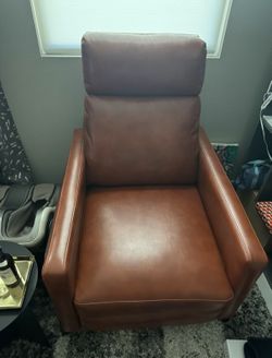 All Modern Faux Leather Recliner