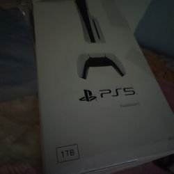 Ps5 with Cords Controller And 2 Games