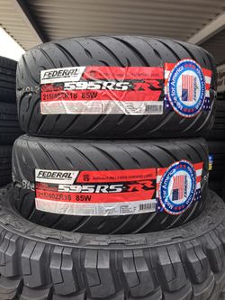 215/40R18 FEDERAL RS-RR. $479 cash all 4 installed with free alignment and balancing