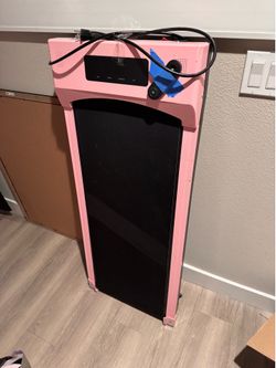 Pink treadmill