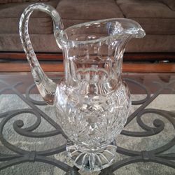 Lead Crystal Water Pitcher 