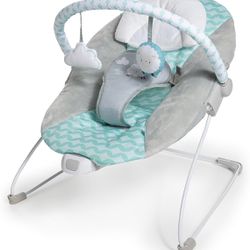 Ingenuity Ity Bouncity Bounce Vibrating Deluxe Baby Bouncer Seat, 0-6 Months Up to 20 lbs