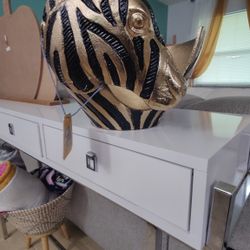 Sebra Cast Aluminum Ostrich Pot Plant Holder Planter Beautiful Pot 