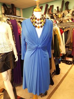 Blue Boston Proper Dress Sz medium