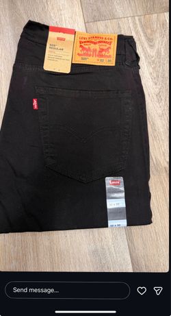 Levi's 505 Regular Jeans Black 32x30