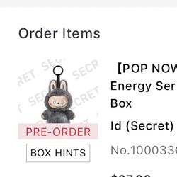 Big Into Energy Labubu Secret 