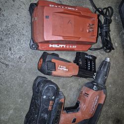 22 Volts Hilti Gun For Sale Works Strong Battery And Charger Include 