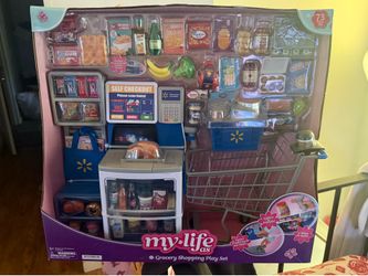 My life grocery shopping play set