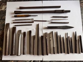 Snap ON MAC Cornwell Proto Craftman Chisels and punches