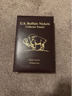 U.S. BUFFALO NICKELS COMPLETE COLLECTOR PANELS FROM 1913 TO 1938, ALL 23 PANELS