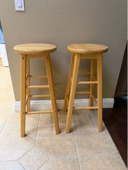 Solid wood stools