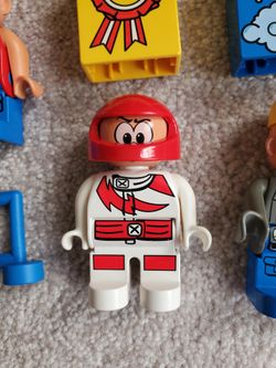 Lego Duplo Race Car Drivers and Mechanics