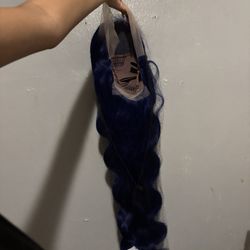 Blue Body Wave Wig 