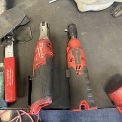 Snap on 1/4 Inch Brushless Ratchet & Milwaukee 1/4 Brushless Ratchet