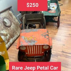 Rare Jeep Petal Car 