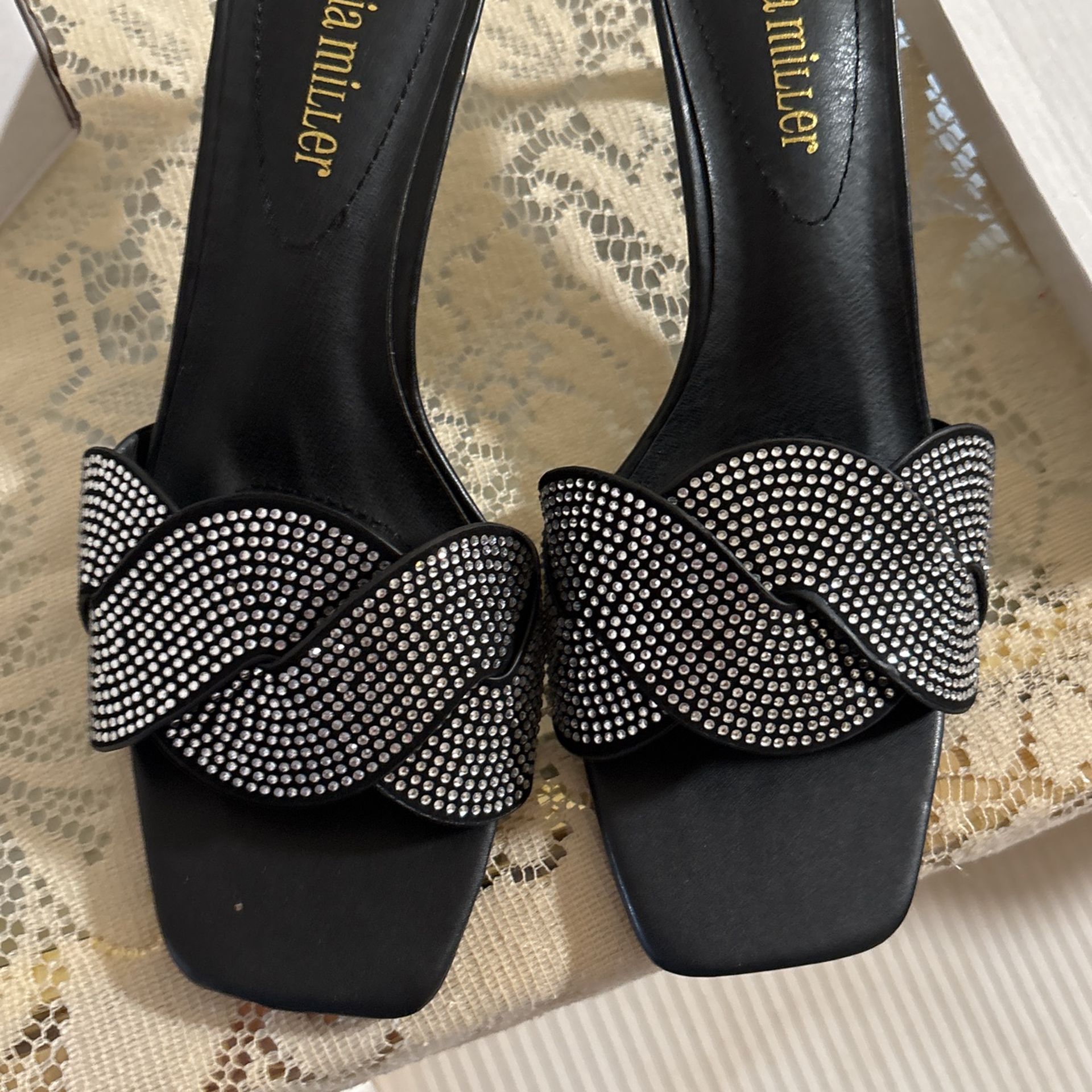 Olivia Miller Embellished Sandals