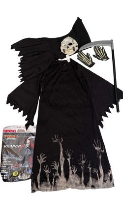 Spooktacular Creations Reaper Child Costume Size L