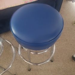 Blue Bar Stools ( 2  )